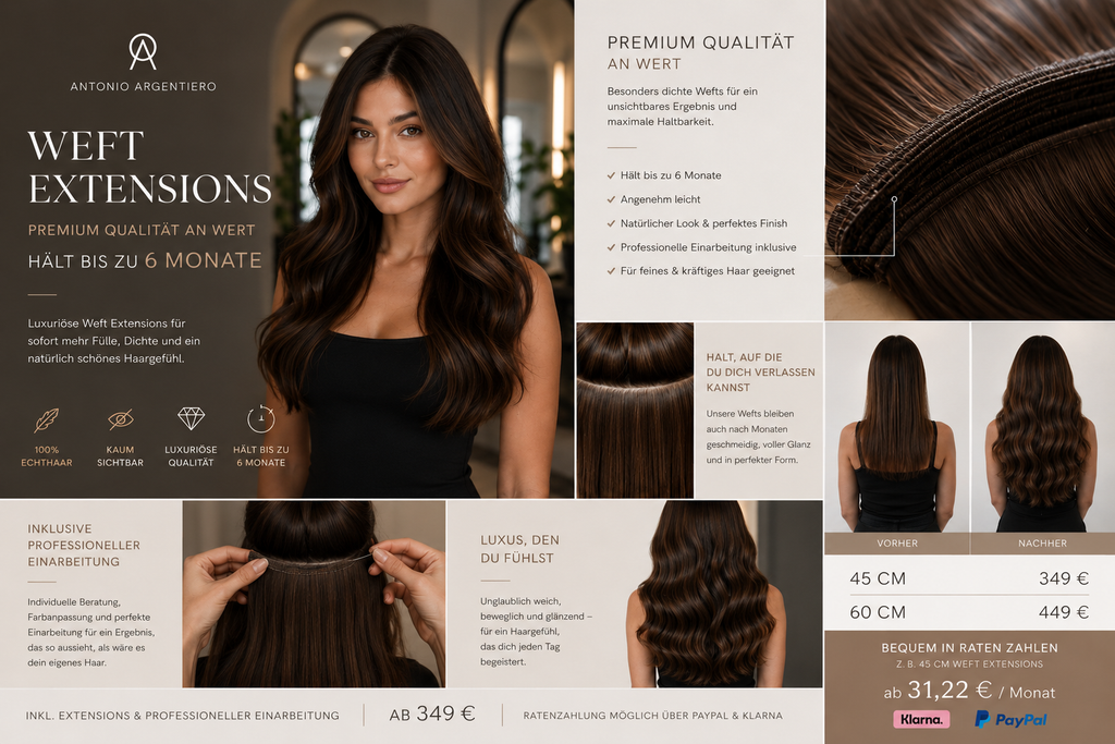 Weft Extensions bis 6 Monate ab 349€