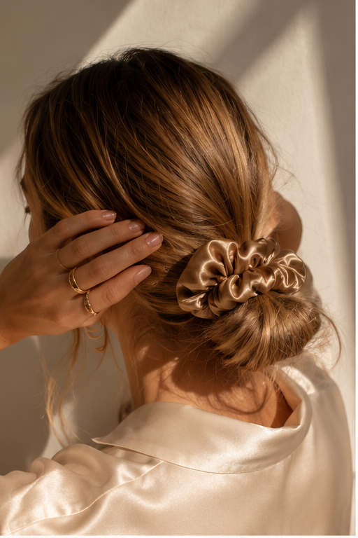 Scrunchie aus Seide