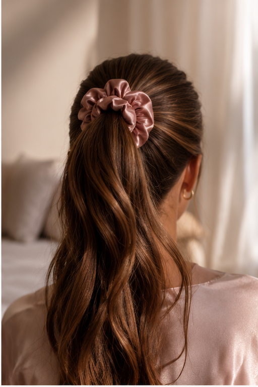 Scrunchie aus Seide