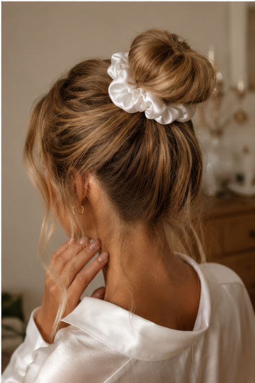 Scrunchie aus Seide